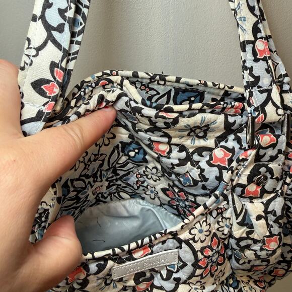 Vera Bradley Lisbon Medallion Floral Print Glenna Tote Bag Purse - Picture 5 of 9